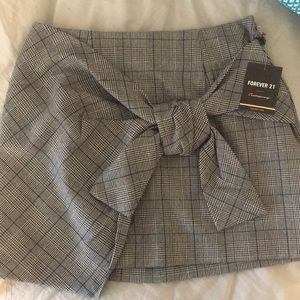 Forever21 plaid wrap skirt